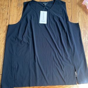 Athleta black top. New with tags. Zephyr refined tank.